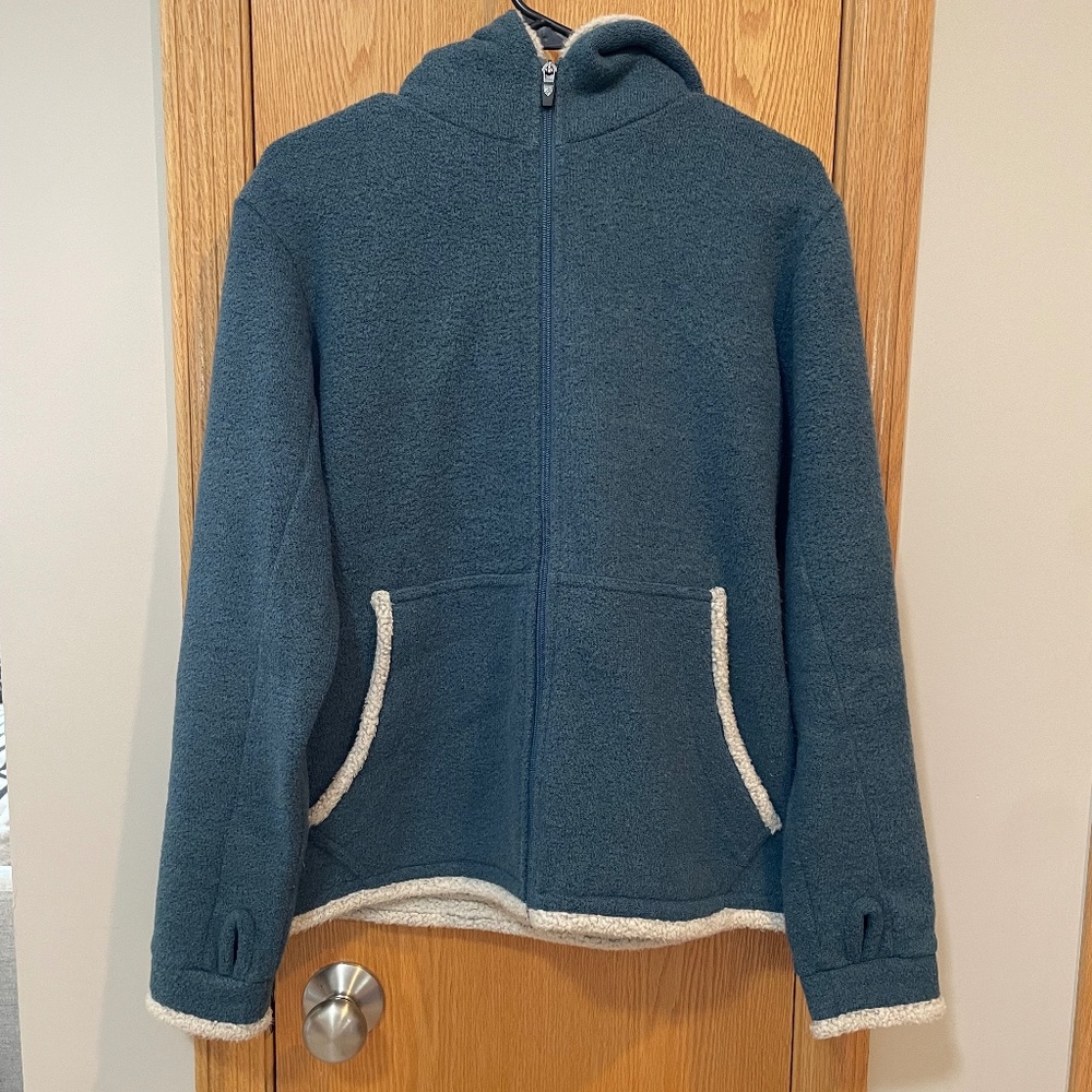 KUHL Full Zip Alpaca Fleece Jacket Size L